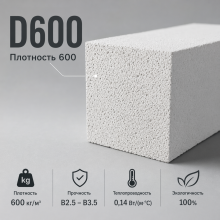 Газоблок D600